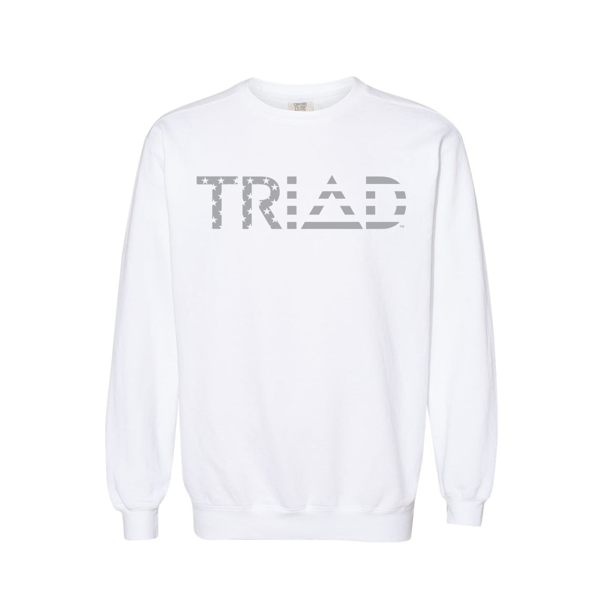 White comfort colors on sale sweatshirt